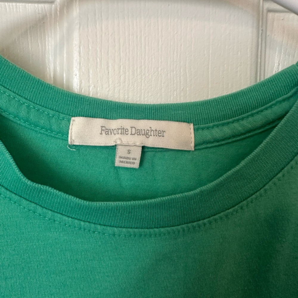 Favorite Daughter Green Short Sleeve Tee - Picture 2 of 6